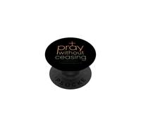 Pray Without Ceasing 1 Tesalonicenses 5:17 Versículo de la Biblia PopSockets PopGrip Adhesivo