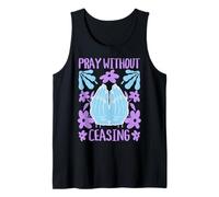Pray Without Ceasing - Verso bíblico Cristiano Fe Camiseta sin Mangas