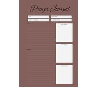 Prayer and reflection logbook: A Guided Space to Record Prayers, Reflect on Faith & Grow Spiritually | Prayer Journal for Daily Devotion | 6 x 9 in, 100 pages, hardcover