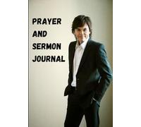 Prayer and Sermon Journal: Joseph Prince Cover