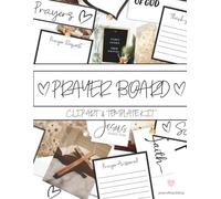 Prayer Board Clip Art & Templates Book: Including Inspirational Images, Phrases, Headings & More | Perfect for Prayer Boards, Prayer Walls, Christian Bulletin Boards (Prayer Board Template Books)