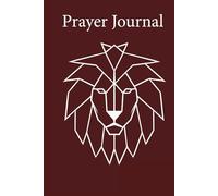Prayer Journal for Men: 100 pages, College Ruled, Red and White Lion Cover, For Writing, Business, Office 6x7 Inches
