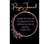 Prayer Journal for Women: Blank Notebook with Spaces for Gratitude, Prayers, Reflection, and More | 190 Pages for 6 Months of Journaling | Elegant Black, Gold, and Purple Design