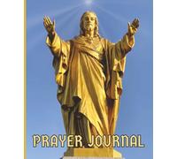 Prayer Journal: Golden Sacred Heart of Jesus Notebook | 110 Pages | 7.5"x9.25" | 190.50 mm x 234.95 mm