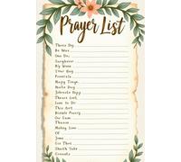 Prayer List and Gratitude Journal for a Thankful and Prayerful Heart