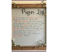 Prayer List Book To Organize Prayers, Track Blessings, Record Gratitude And Reflect On God's Goodness