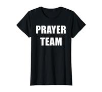 Prayer Team - Christian Ministry Faith Staff Uniform Camiseta gráfica económica, Mujer, Negro, M