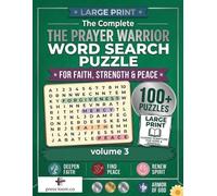 Prayer Warrior Volume 3 Word Search Puzzle Book for Adults, Teens and Seniors: Christian Brain Games Featuring Bible Themes, Inspirational Words & ... Puzzles (Kingdom Word Search Collection)