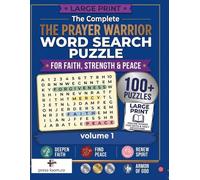 Prayer Warrior Word Search for Teens, Adults & Seniors: Large Print Christian Puzzle Book with Faith-Based Inspirational Words, Bible Themes, and ... | Volume 1 (Kingdom Word Search Collection)