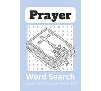 Prayer Word Search Puzzle Book: Word Search with Easy to Read Print about Icon, Bible, Cross and More | 6x9 inches, 110 pages | 50+ Puzzles ... Gift for Vacations, Holidays and Free Times