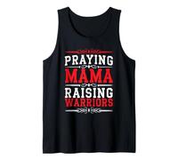 Praying Mama Raising Warriors Faith Maternidad Madre - Camiseta sin Mangas