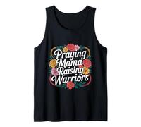 Praying Mama Raising Warriors Faith Maternidad Madre ----- Camiseta sin Mangas