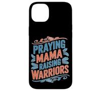 Praying Mama Raising Warriors Faith Maternidad Madre Carcasa para iPhone 14 Plus