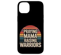Praying Mama Raising Warriors Faith Maternidad Madre |- Carcasa para iPhone 14 Plus