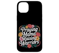 Praying Mama Raising Warriors Faith Maternidad Madre ----- Carcasa para iPhone 14 Plus