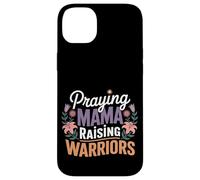Praying Mama Raising Warriors Faith Maternidad Madre ---- Carcasa para iPhone 14 Plus