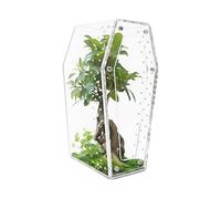 Praying Mantis Enclosure - 10x10x20cm Acrylic Magnetic Observation Case, Vertical Terrarium | Stable Housing Design with Easy Access Door for Enthusiasts Teachers Learners Children Research STU