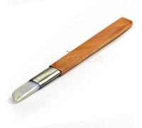 PRAZTECH® Piedra natural de ágata, abrillantador de joyeros, cuchillo de herramientas con borde | arcilla de metal | Aplicar lámina dorada y plateada | Fácil de usar para uso artesanal