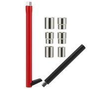 Prci 35 55 61 CLE lavabo Speciale - Grifo diámetro 13 mm + 6 puntas diámetro 8 - 9-12 - 10 - 11 - 14 mm, rojo