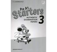 Pre A1 Starters 3 Answer Booklet