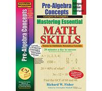 Pre-Algebra Concepts: Bilingual Edition, English-Spanish: Mastering Essential Math Skills (Stepping Stones to Proficiency in Algebra - Bilingual English/Spanish)