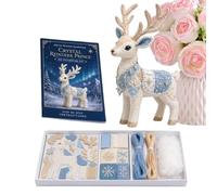 Pre Cut Felt Animal Craft Kits - 200g Fabric 3D Creatures Making Materials | Arctic Winter Theme Craft Kit | Felt Stuffed Animal For Home Decor Desktop Dorm Interior Beginner Adult Youth Birthday