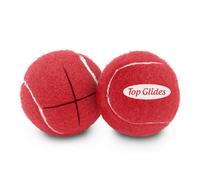 Pre-cut Walker Glide Balls - 15 Colors & Styles (Red) by AMP