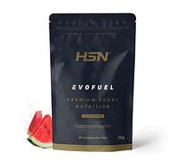 Pre Entreno + Intra Entreno Evofuel de HSN | Sabor Sandía 1 Kg = 20 Tomas por Envase | Cafeína + Carbohidratos + Aminoácidos + Nitratos | No-GMO, Vegano, Sin Gluten