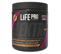 Pre Entreno Life Pro Elektro 400g - Pre Workout con Citrulina Malato 8000mg, Beta Alanina 3000mg, Taurina 1500mg y Cafeína 200mg - Preentreno gimnasio fuerte - Energía y Rendimiento - Lollipop