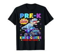 Pre-K Graduación 2025 Dino T-rex Kindergarten Here We Come Camiseta