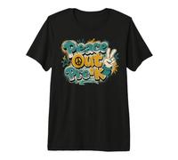 Pre-K Graduate Graffiti V Sign Peace Symbol Camiseta Premium