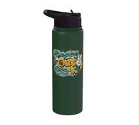 Pre-K Graduate Graffiti V Sign Peace Symbol Stainless Steel Insulated Water Bottle