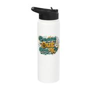 Pre-K Graduate Graffiti V Sign Peace Symbol Stainless Steel Insulated Water Bottle
