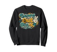 Pre-K Graduate Graffiti V Sign Peace Symbol Sudadera