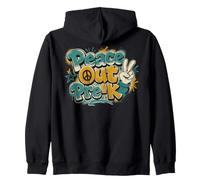 Pre-K Graduate Graffiti V Sign Peace Symbol Sudadera con Capucha