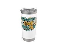 Pre-K Graduate Graffiti V Sign Peace Symbol Vaso térmico de acero inoxidable de doble pared