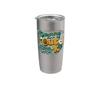Pre-K Graduate Graffiti V Sign Peace Symbol Vaso térmico de acero inoxidable de doble pared