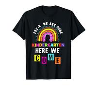 Pre-k Hemos terminado Kindergarten here we come, arco iris de grado PK Camiseta