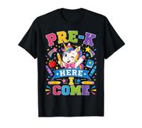 Pre-K Here I Come Unicorn Preschooler Back To School Camiseta