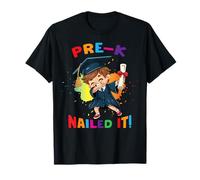 Pre K Preescolar Graduación Dabbing Boy Class Nailed it Kids Camiseta