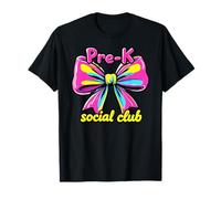 Pre-K Social Club, diseño Retro de Bow School de los 80 y 90 Camiseta