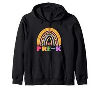 Pre-k Teacher Student Boho Rainbow Back To School Sudadera con Capucha