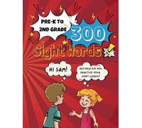 Pre-K Through 2nd Grade Learning 300 Sight Words & Number Sequence Workbook