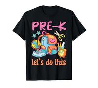 Pre-K Vamos a Hacer Esta Aventura Escolar aprendiendo diversión para niños Camiseta