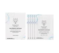 Pre+Máscara de sake probiótico, 5 tipos de prebióticos y probióticos veganos con fermento de sake japonés, equilibrio y restauración, salud del microbioma, hidratos intensivos y minimiza el agua