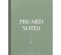 Pre-Med Notes College Ruled Composition Notebook for Medical Students: 110 Pages | 7.5 x 9.25 in | Minimalist Pre-Medicine Notebook for Study & Lecture Notes