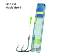 Pre-Tied para Drop Shot Rig 16pcs Anti-Tangle Leader Pre-Tied(A-Line 0.8#) | Pre-tied design saves time, consistent setup, anti-tangle technology, 16 pieces per box, ideal for drop shot