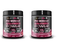 Pre-Workout bebida energética | Pre Entreno fuerte con Creatina | Resistencia, energía y fuerza imparable | Elimina la fatiga y el cansancio | Beta-Alanina, Taurina, Cafeína | 300g Frutos Rojos