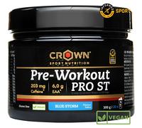 Crown Sport Nutrition Pre-Workout Pro St 300g Tormenta Azul