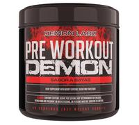 Pre Workout Demon - Pre Entreno con Creatina (Bayas, 360g) | Preentreno en polvo con 160mg de cafeína por dosis, creatina, beta-alanina, citrulina, glutamina y taurina - vegano